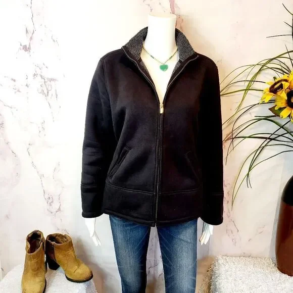 Ralph Lauren micro fleece sueded jacket - Picture 3 of 7